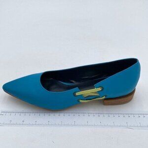 FSJ Women Stylish Pointed Toe Low Heel Flat Pumps Slip On Adjustable Strap Party